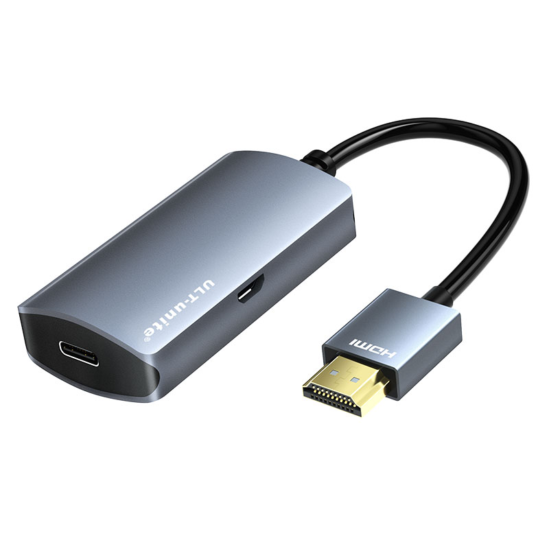 【95】HDMI公转TYPE-C母 带供电 转换器