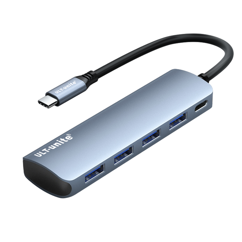 【183】5合1扩展坞  USB3.1*4+安卓供电口