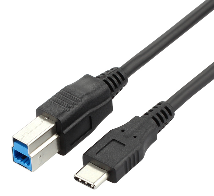 USB3.0 Type-C to USB3.0BM 5Gbps 塑胶头裸线 黑色/白色