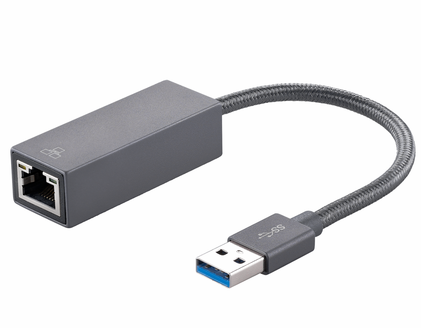 【32】USB 3.0 CM/AM to RJ45网口 2500Mbps转接线 (2.5G网卡)