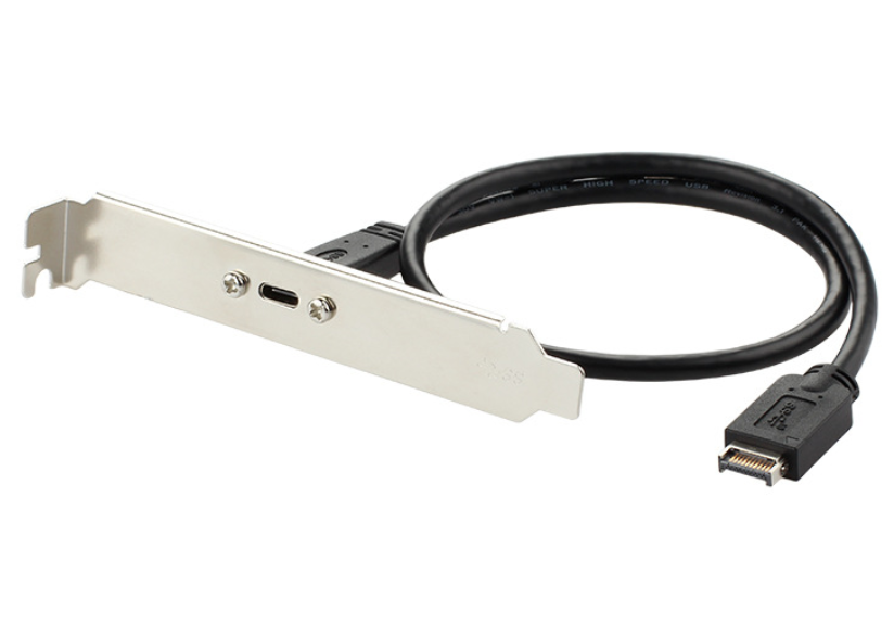 【105】USB3.1 TYPE-E(KeyA) TO TYPE-CF后置挡板线