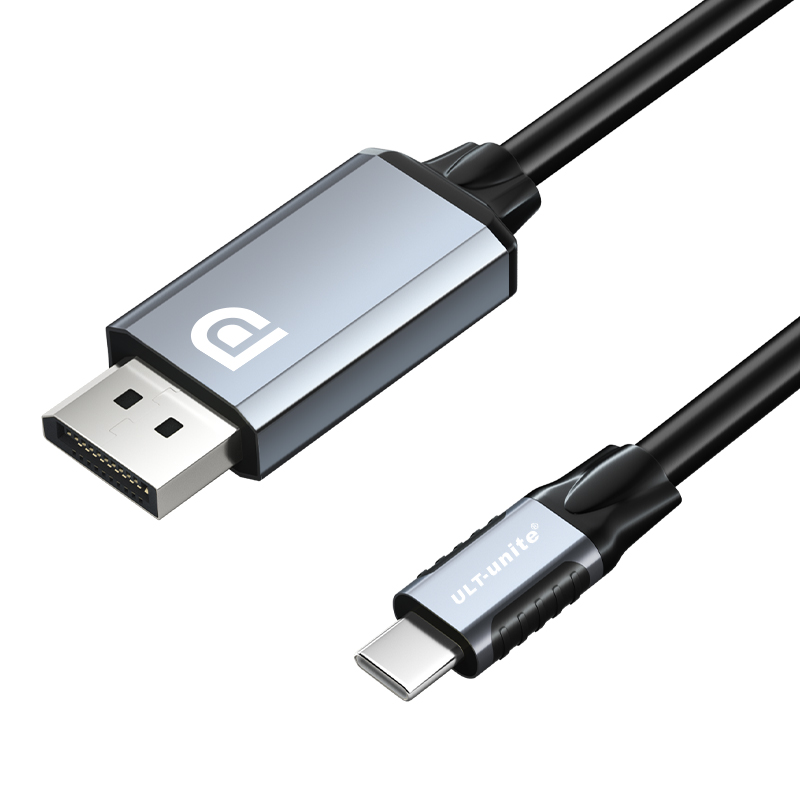 【178】Type C转大DP 4K60HZ 金属壳PVC外被  HC-67A