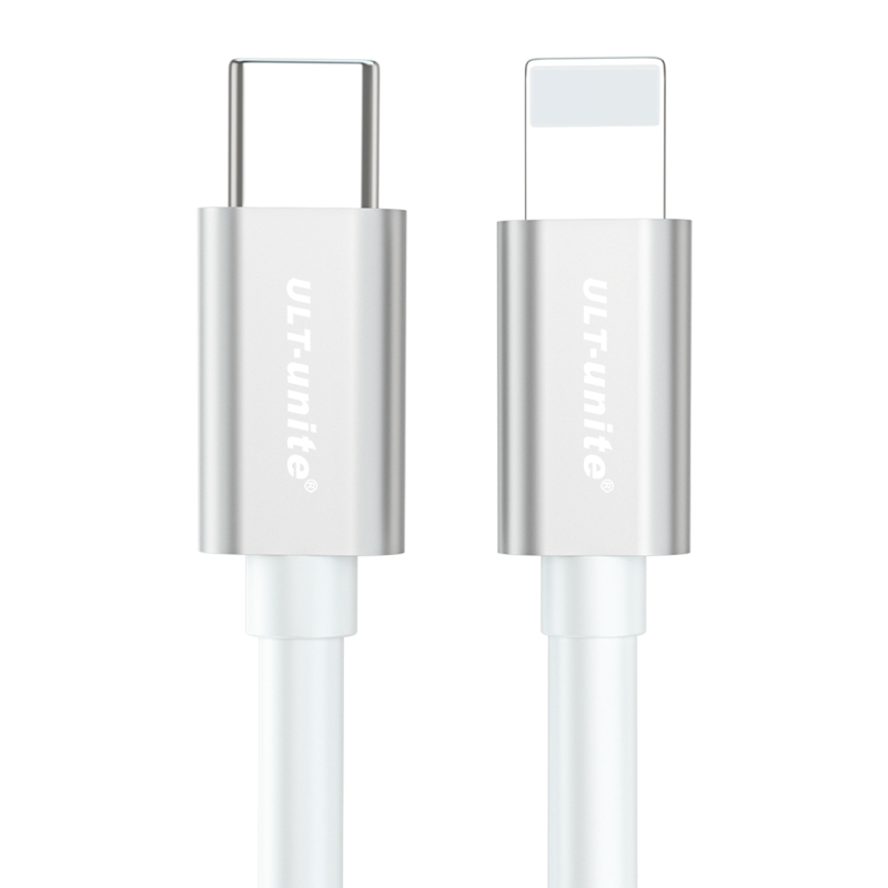 【171】USB-C对lighting PD20数据线 金属壳裸线