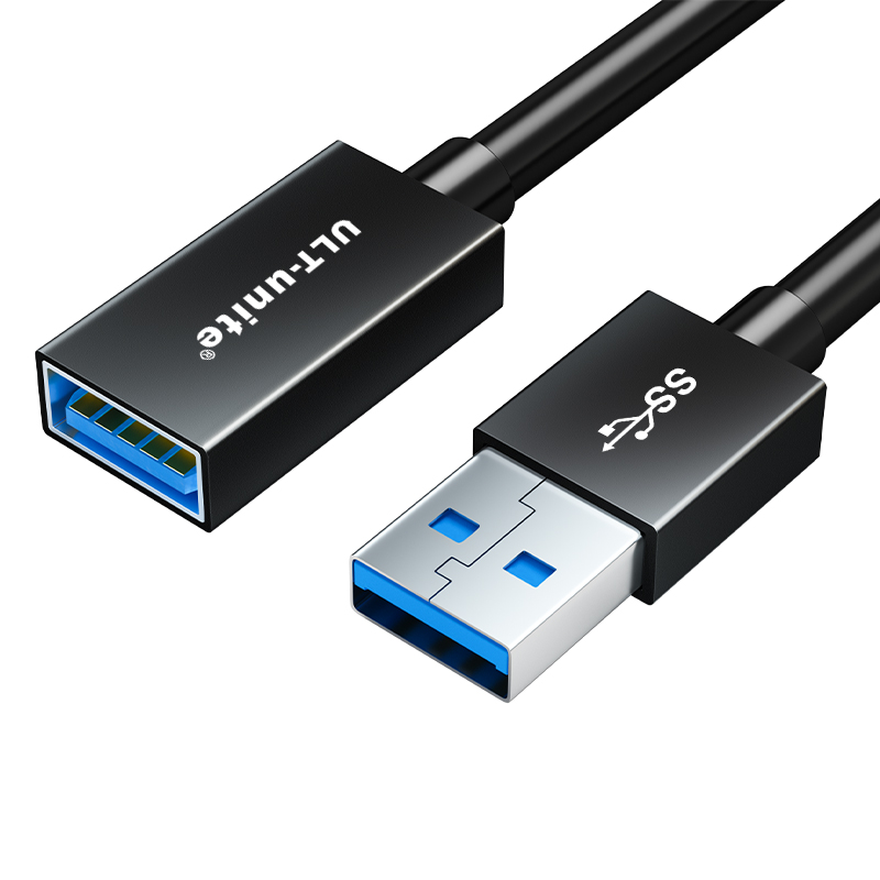 【180】USB3.0 公对母延长线 铝壳PVC线身