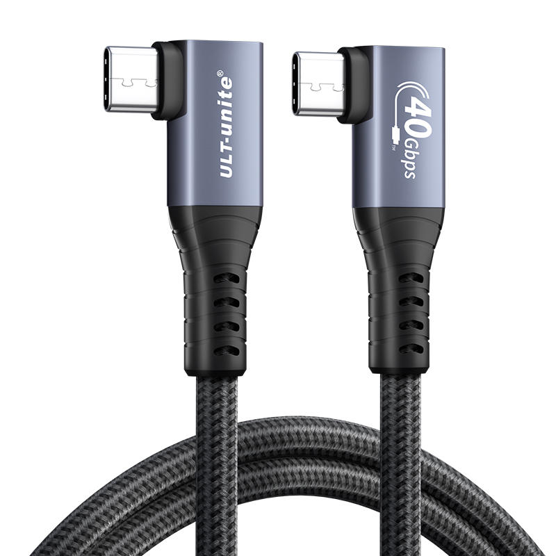 【305】USB4 侧弯/侧弯 40Gbps 铝壳编网