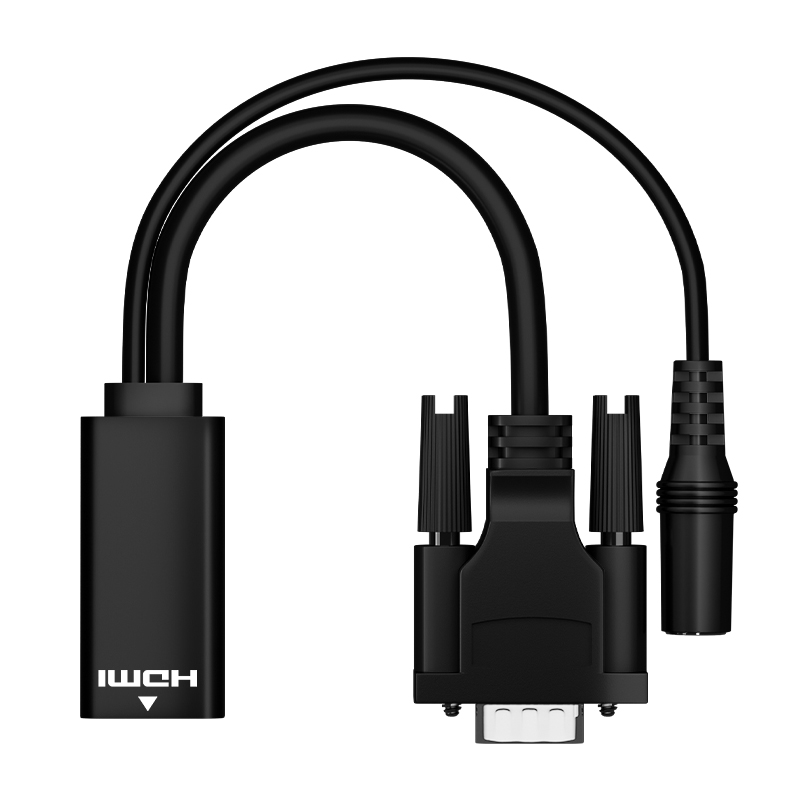 【307】HDMI母转VGA 带音频转接线