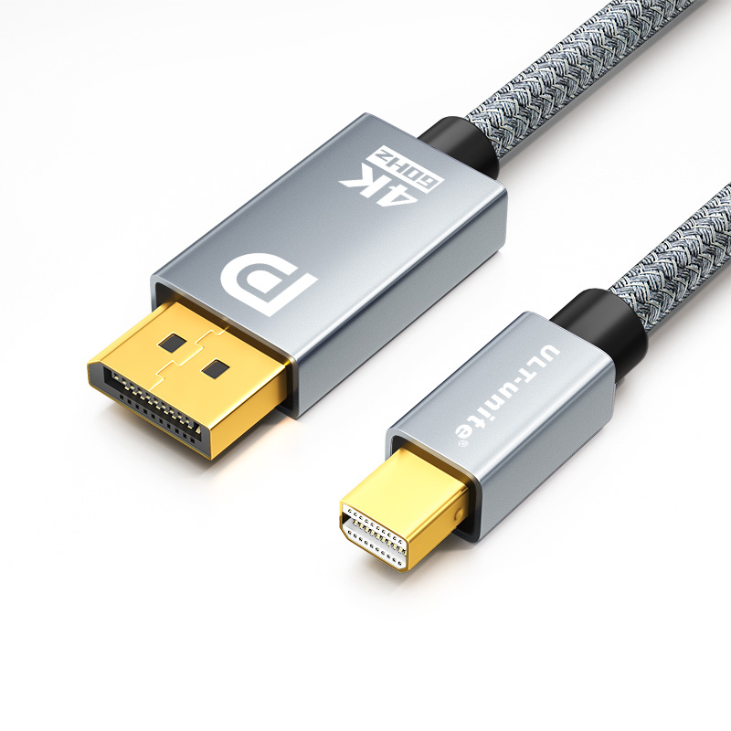 【368】MINI DP转DP 铝壳编网 4K60Hz 