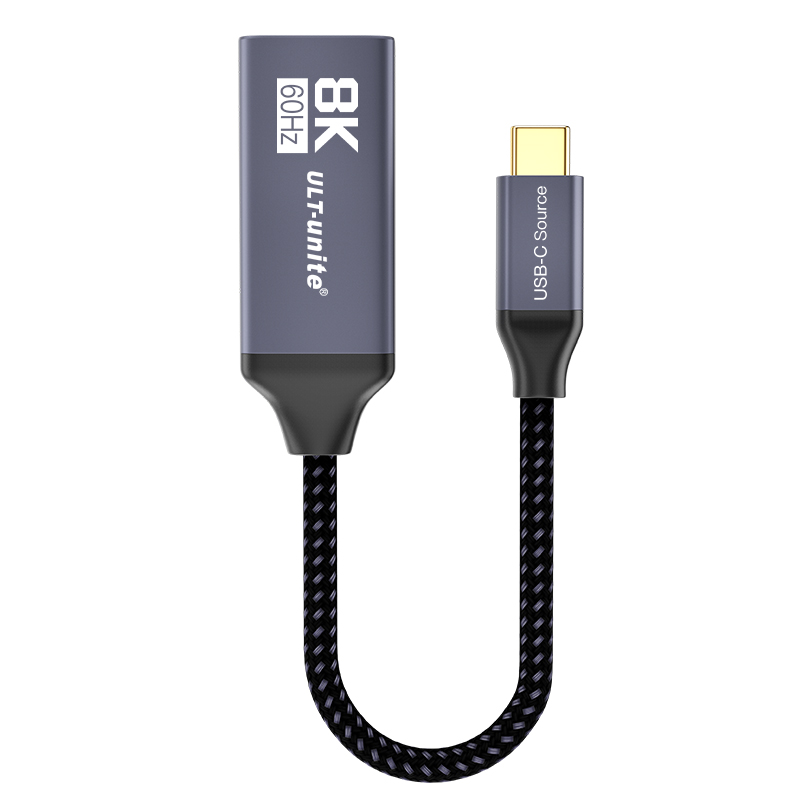 【420】USB C TO HDMI AF 公对母 OD:5.2mm L=0.2M 8K60HZ