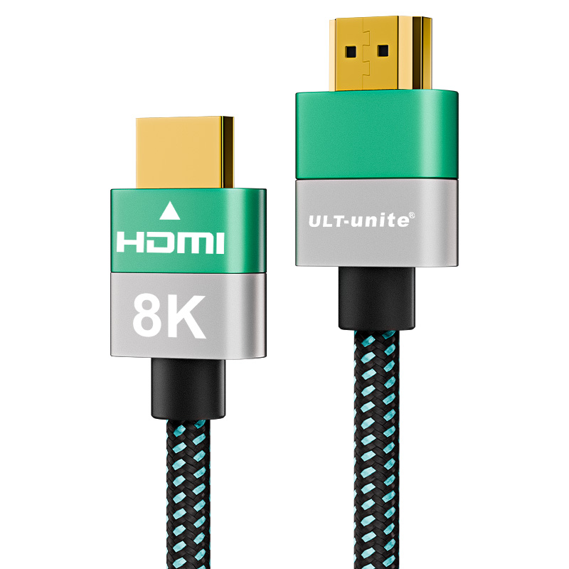 【437】HDMI2.1 拼色铝壳编网 OD:5.6mm