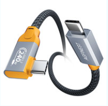 【453】USB3.2 CM TO CM 直头/侧弯 240W