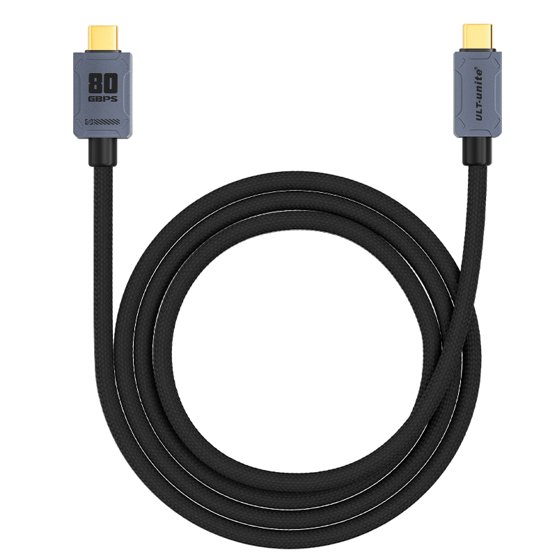 【462】USB4 M/M 80Gbps 镀银同轴线芯 72D编网 OD:5.5MM