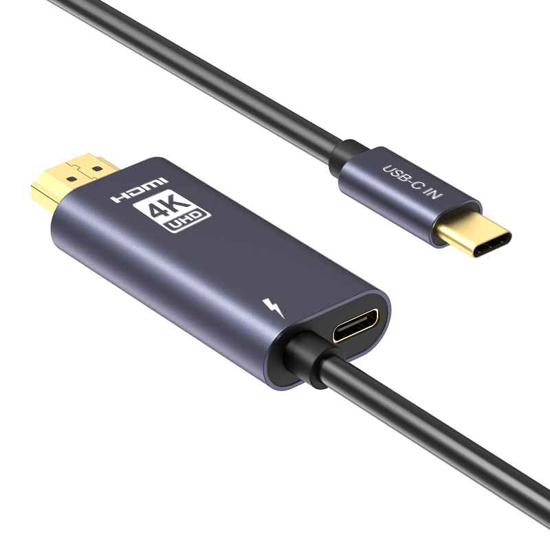 【286】Type-C TO HDMI 带PD60W供电 4K30HZ