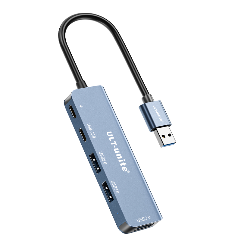 【526】USB-A TO USB3.0*3+TYPE-C3.0 带TYPE-C 5V1A双向供电