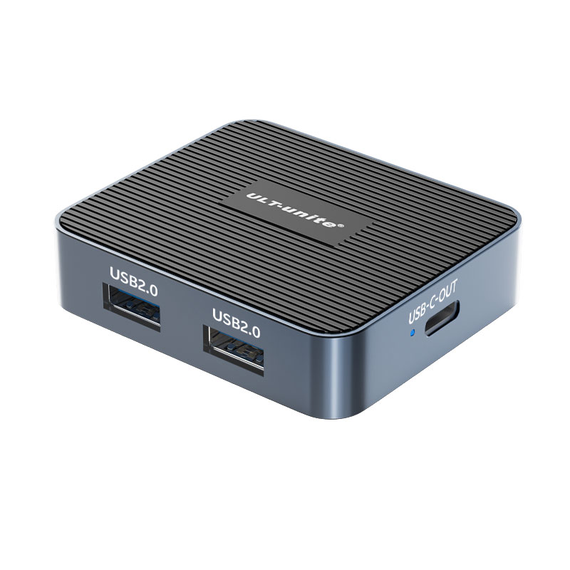 【581】DP转USB-C母+USB2.0*3+USB-C供电(5V1A)