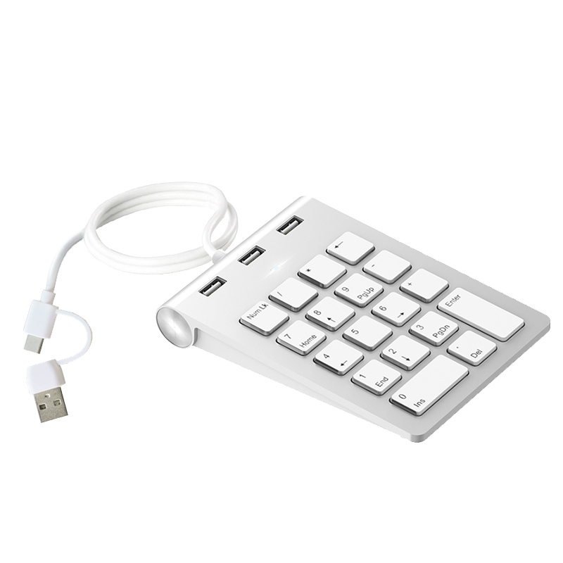 【578】小键盘扩展坞+USB2.0*3（带转接头）