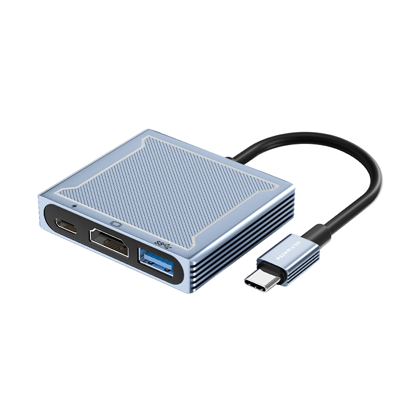 【576】USB-C转HDMI母(4K30Hz)+USB3.0+PD100W