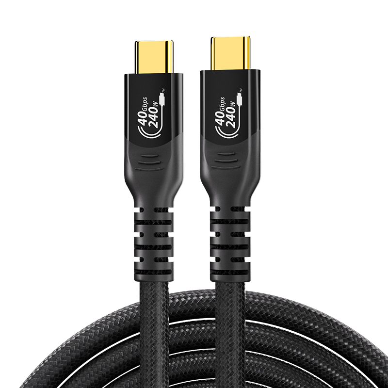 【574】USB4 40Gbps PD240W 铝壳编网版