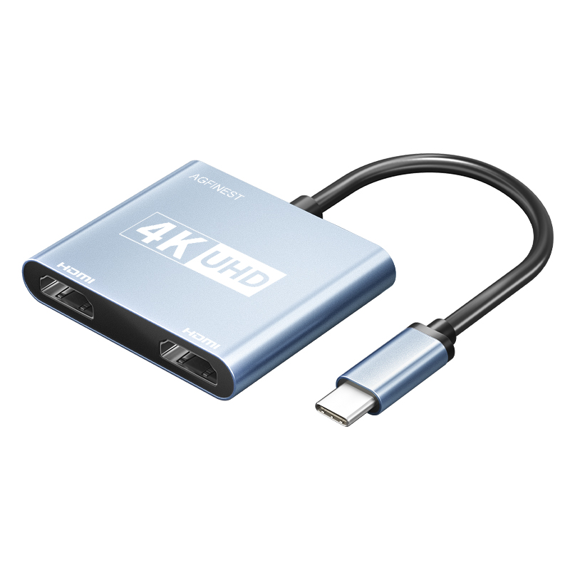 【572】Type-C转HDMI(双) 单用4K60Hz双用4K30Hz