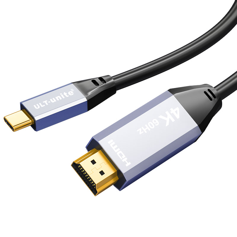 【240】USB C转HDMI AM 铝壳PVC线身 4K60HZ
