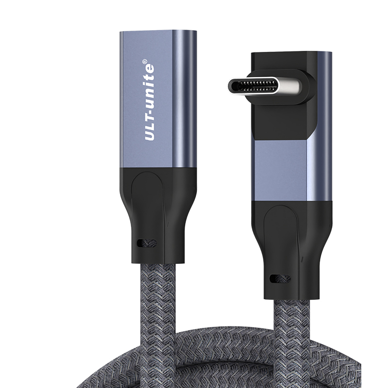 【296】USB3.2 正弯数据线 公对母 20Gbps