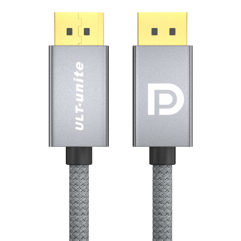 【15】DP 1.4 公对公 M/M 带网金属壳 宝马灰色  支持8K@60HZ；4K 144HZ 2K@165hz