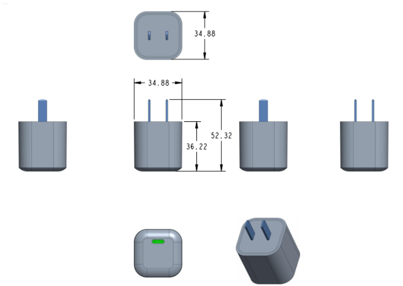 【603】小冰块 TYPE-C 充电器 45W