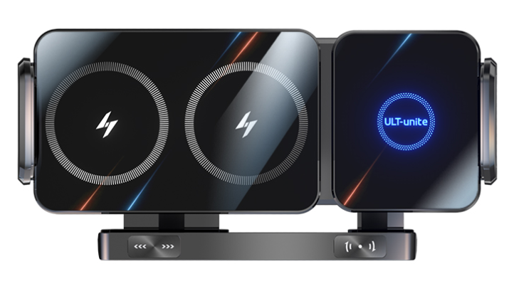 【607】车载自动旋转无线快充支架-BK55